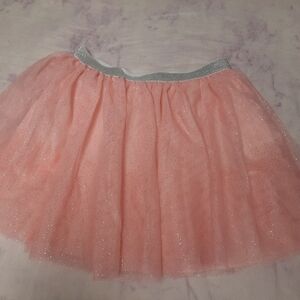 btween Pink and Silver Tulle Skirt